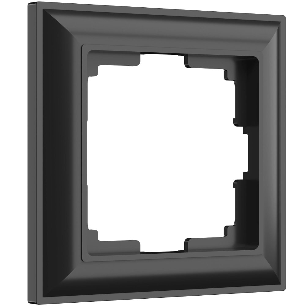 Рамка на 1 пост (черный матовый) Fiore W0012208 Werkel a051022
