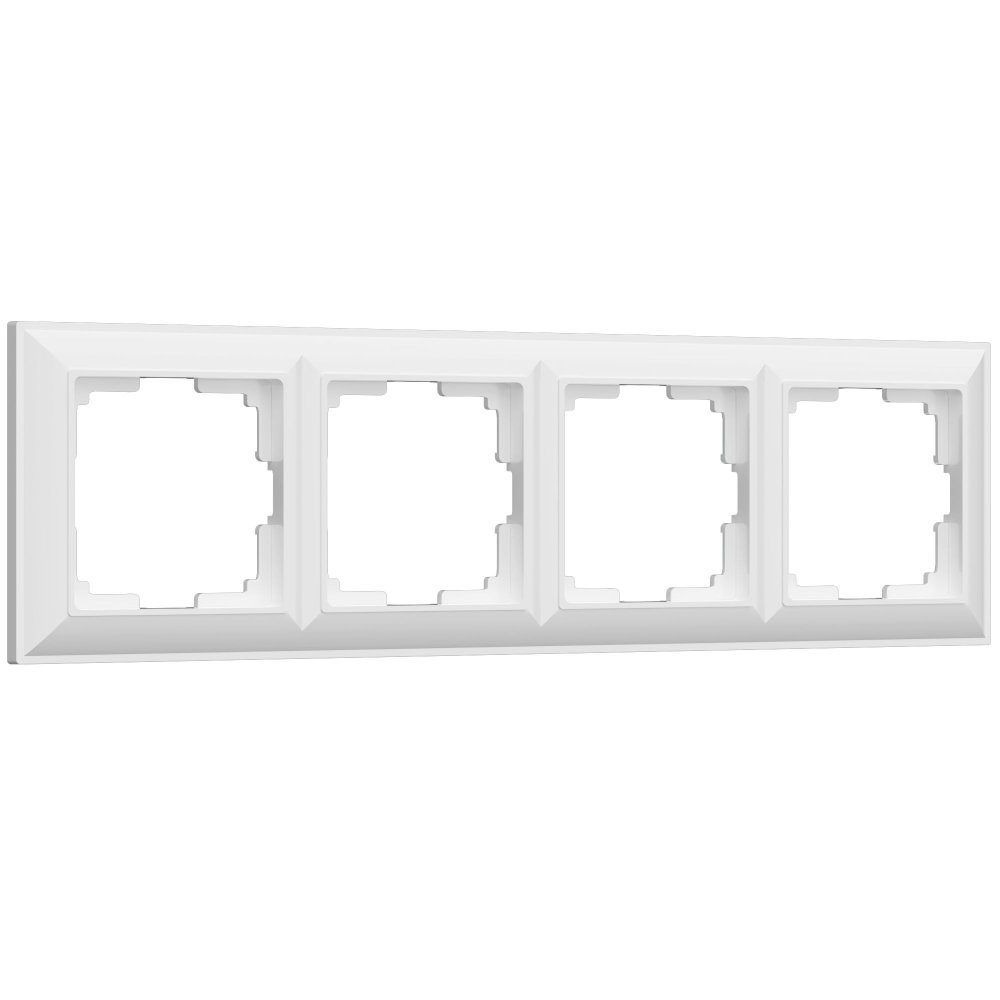 Рамка на 4 поста (белый) Fiore W0042201 Werkel a051035