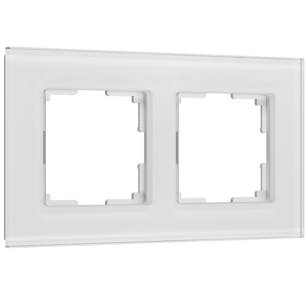 Рамка на 2 поста Senso (белый, стекло soft-touch) W0023101 Werkel a064565