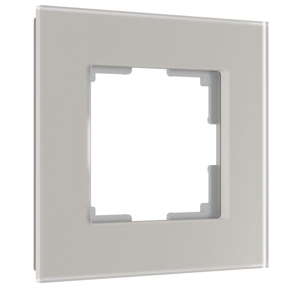 Рамка на 1 пост Senso (дымчатый, стекло soft-touch) W0013117 Werkel a067413