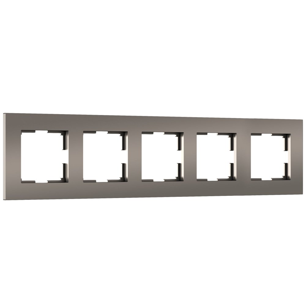 Рамка на 5 постов Slab (бронза софт) W0052963 Werkel a067788